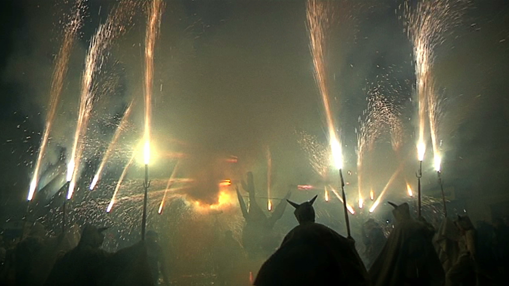 Amb un temps immillorable i gran ambient festiu els Diables de Vilafranca han celebrat la vuitena edició del Diabòlic