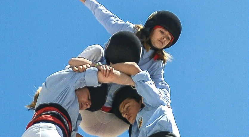 La Jove de Vilafranca fa castells de 6 a Sant Pere de Ribes