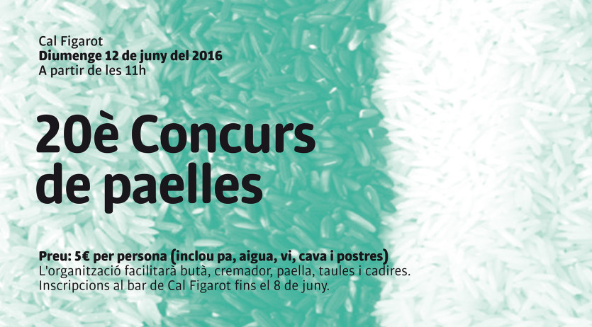 Aquest diumenge arriba la 20a edició del Concurs de Paelles dels Castellers de Vilafranca