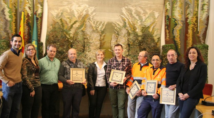 L’Ajuntament de Sant Sadurní felicita els treballadors que compleixen 25 anys de servei