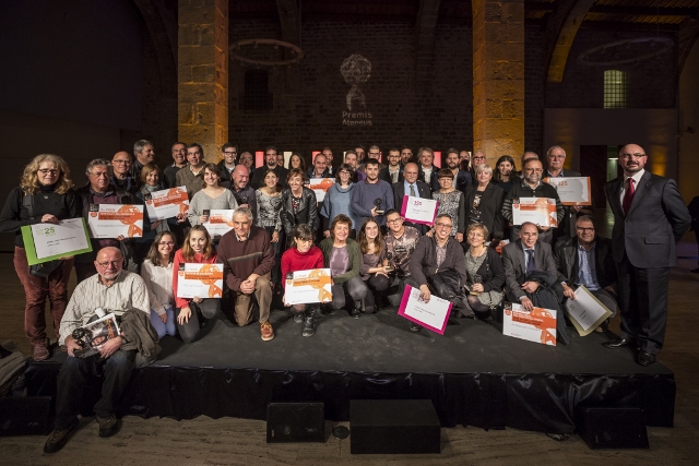 El Casal i La Torre de les Gunyoles recullen guardons en els Premis Ateneus 2016