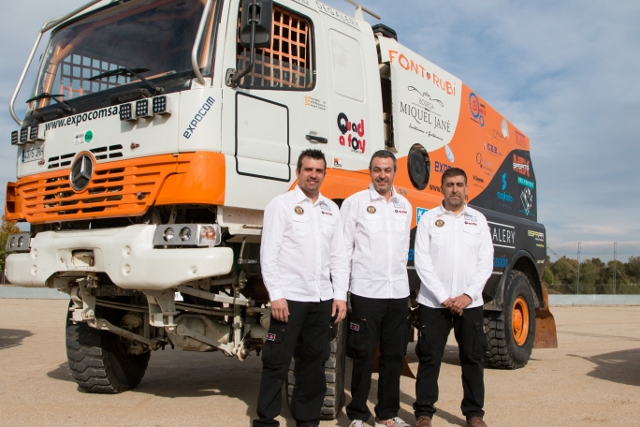 Quadafons Competició torna al Dakar amb un nou camió, construït pràcticament des de zero