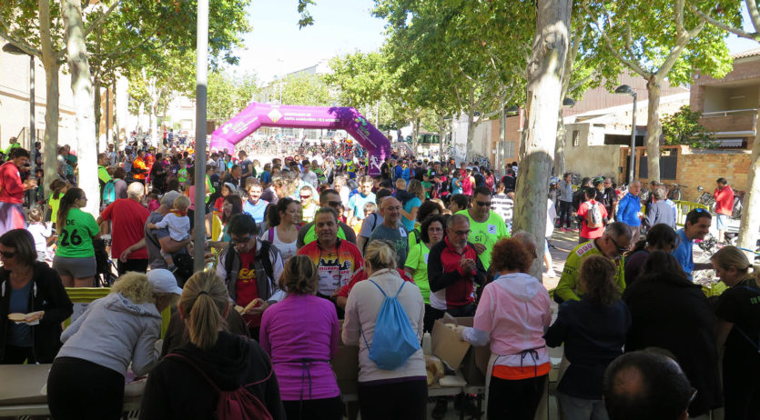 Més de 500 participants a la bicicletada de Santa Margarida i els Monjos