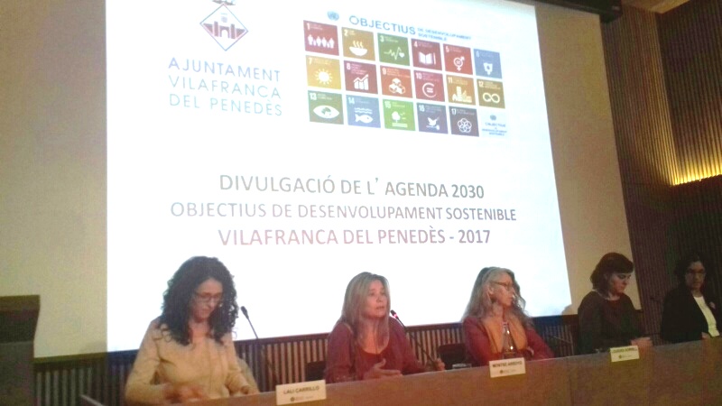 Vilafranca participa en una jornada per exposar projectes per educar en el desenvolupament