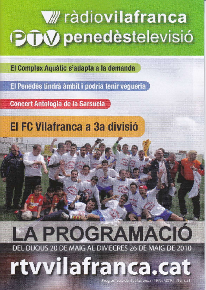 El FC Vilafranca, a 3a divisió