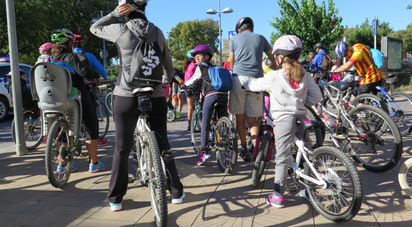 Els Monjos celebra la Bicicletada contra el canvi climàtic