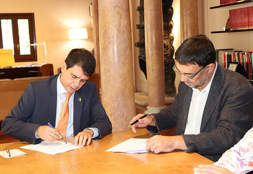 La Diputació de Barcelona signa un crèdit amb l’Ajuntament de Gelida per valor de 300.000 euros