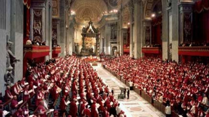 Clausura del Concili Vaticà II pel papa Pau VI