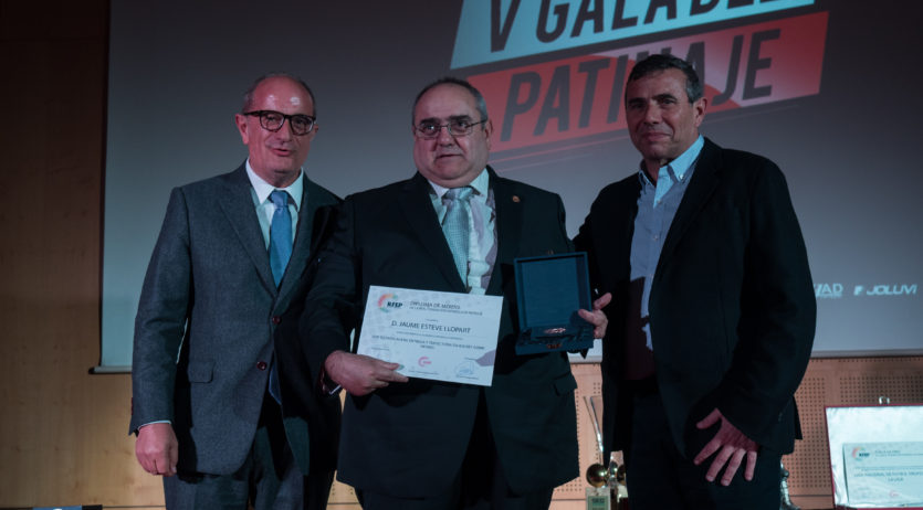 Jordi Bargalló, Pedro Gil, Marc Gual, Jaume Esteve premiats a la Gala de Patinatge