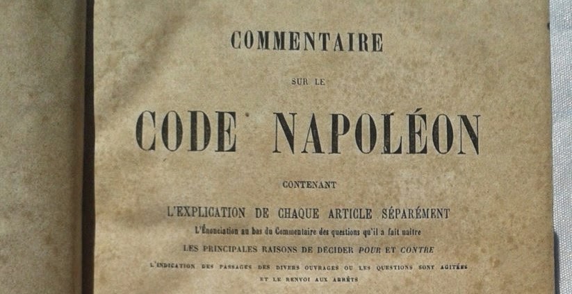 Promulgació a França del Codi civil conegut com a codi Napoleó