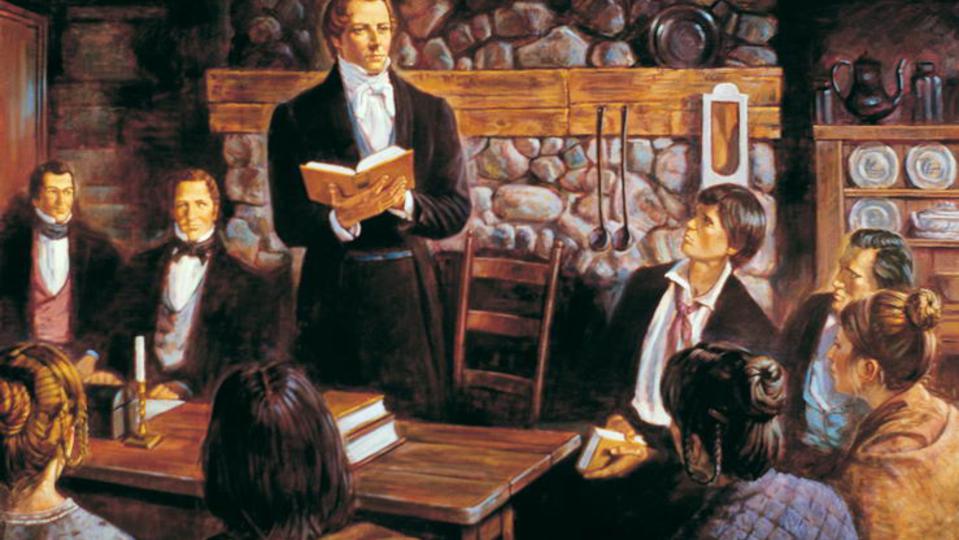 Joseph Smith funda a Nova York l’església dels mormons