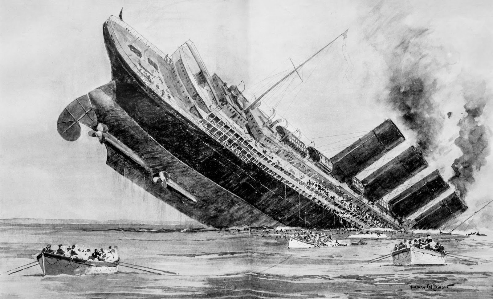 Torpedinat el transatlàntic britànic Lusitania