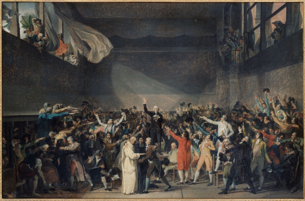 Jurament dels assemblearis francesos al saló de Jeu de Paume