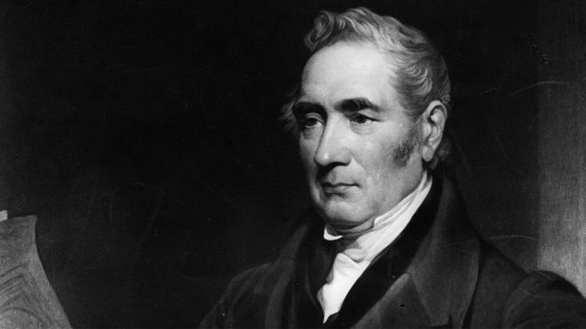 Naixement de George Stephenson, inventor de la màquina de tren