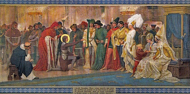 Visita de Joanna d’Arc al Delfí de França per obtenir tropes