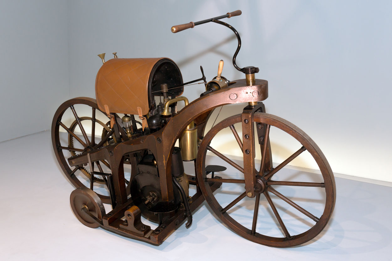 Patent de la primera motocicleta