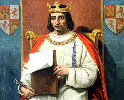 Naixement a Toledo del rei Alfons X de Castella, el savi