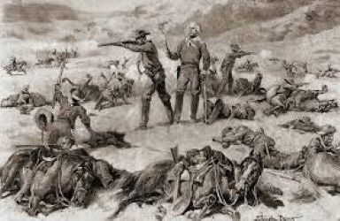 Batalla de Little Bighorn on mor el general Custer i els seus 268 soldats