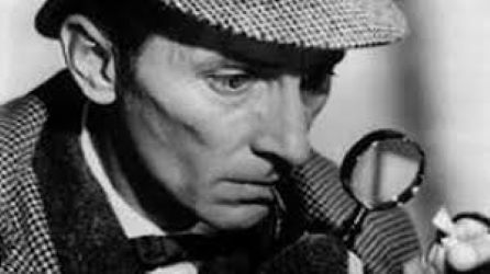 Primera aparició de Sherlock Holmes a la novel·la “Estudi en escarlata” de Arthur Conan Doyle
