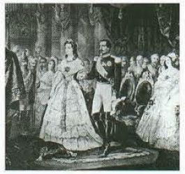 Casament civil de Napoleó III i Eugenia de Montijo a les Tuileries de Paris