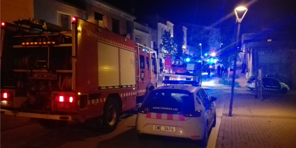 Ahir es va produir un incendi en un domicili de Can Catassús, a Sant Sadurní