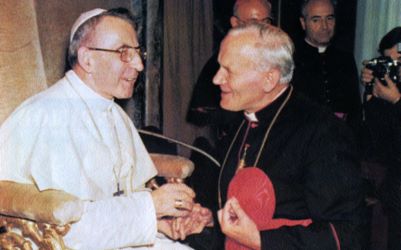 Mort a Roma, després de 33 dies de pontificat, del papa Joan Pau I