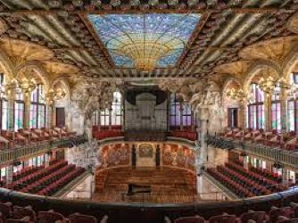 Inauguració a Barcelona del Palau de la Música Catalana