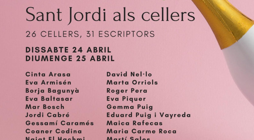Cellers elaboradors de Cava acolliran per Sant Jordi presentacions de llibres