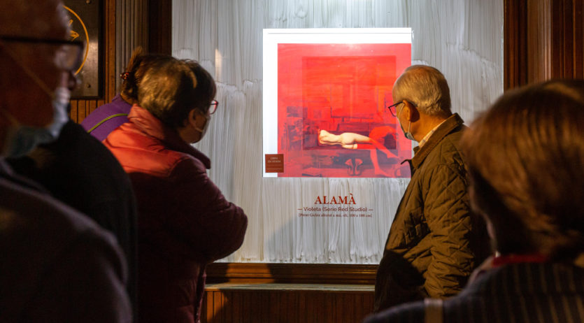 S’enceten les visites guiades del Vilafranca Aparador d’Art Contemporani