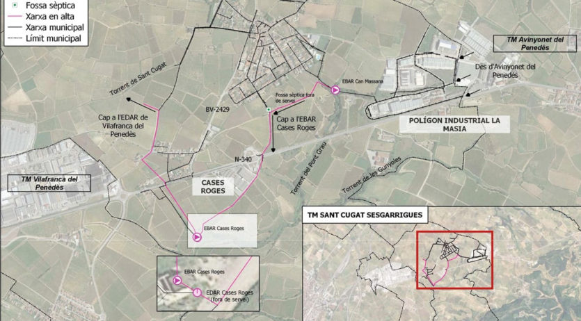 La Diputació ha realitzat el pla director de clavegueram de Sant Cugat Sesgarrigues