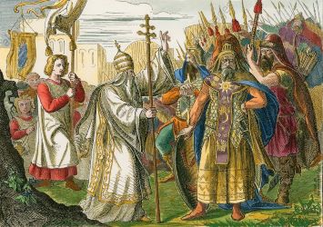 Invasió del Nord d’Itàlia pel rei dels huns Atila
