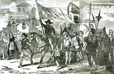 Derrota a Oriola dels revoltats de les germanies valencianes