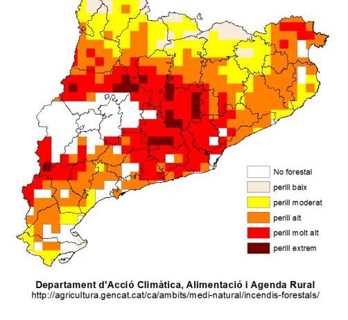 L’Ajuntament de Vilafranca recomana no accedir a zones rurals i boscoses per el risc d’incendi