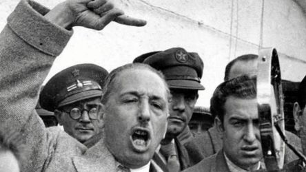 El president Companys proclama la república catalana