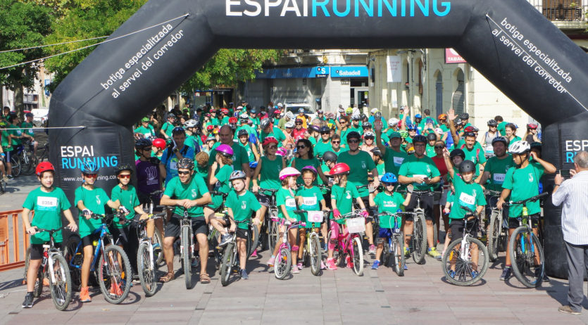 Dos anys després, els Castellers de Vilafranca tornen a organitzar la popular Pedalada Verda