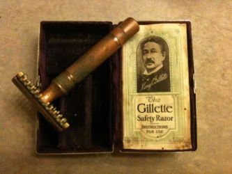 King Camp Gillette patenta la fulla d’afaitar canviable.