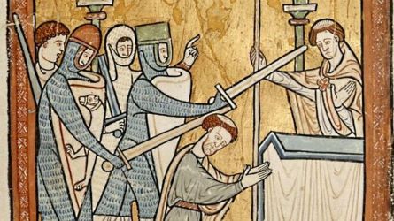 Assasinat a Canterbury de Sant Thomas Beckett