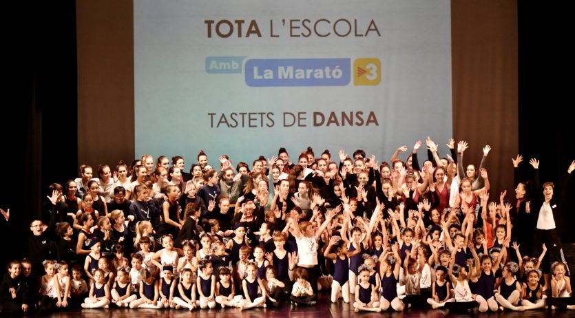 L’Escola de dansa Assumpta Trens, un any més, amb La Marató de TV3