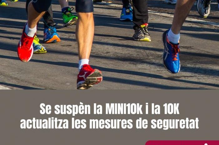 Se suspèn la MINI10k i la 10K actualitza les mesures de seguretat