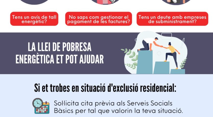 L’Ajuntament de Vilafranca informa i orienta les llars en situació de pobresa energètica