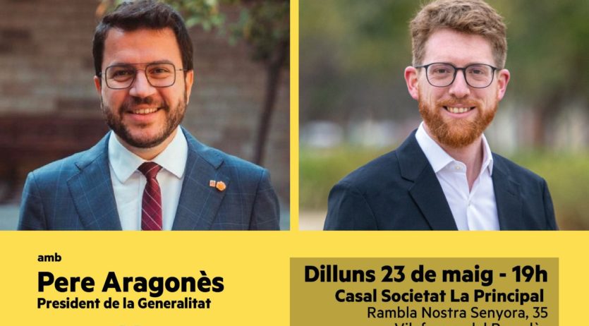 El president Pere Aragonès presentarà el candidat a l’alcaldia de Vilafranca Pere Sàbat