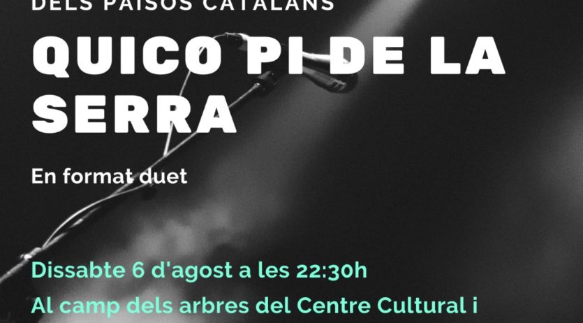 Quico Pi de la Serra a la XVII Trobada de cançó d’autor dels Països Catalans