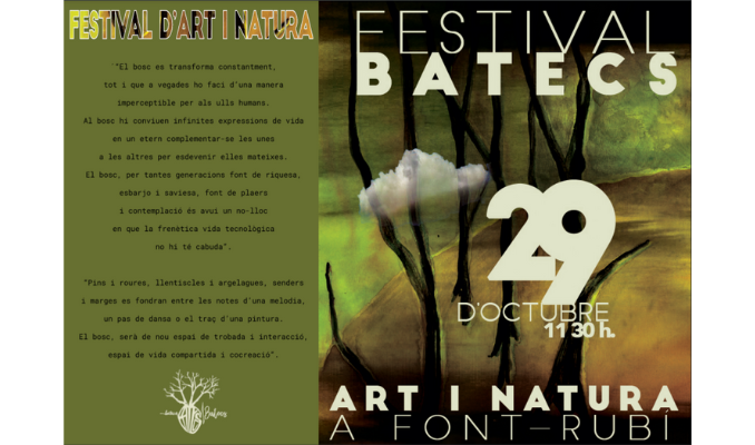 El Festival Batecs celebra la seva primera edició a Font-rubí el dissabte 29 d’octubre