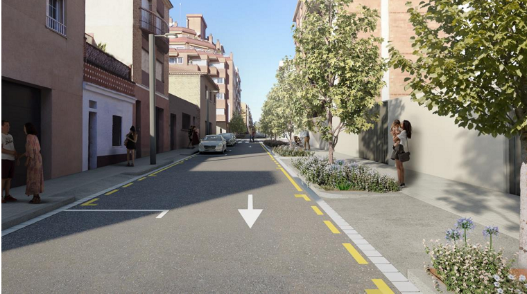 Les obres del PIICC al carrer Tossa de Mar inicien la segona fase en un nou tram