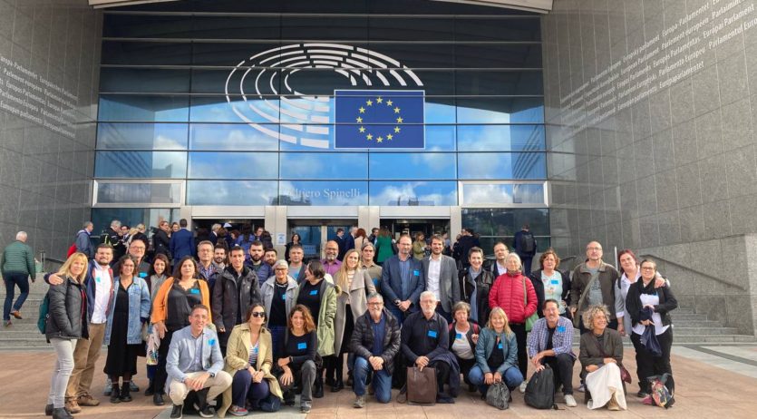 Vilafranca en Comú participa d’unes jornades sobre transició energètica al Parlament Europeu