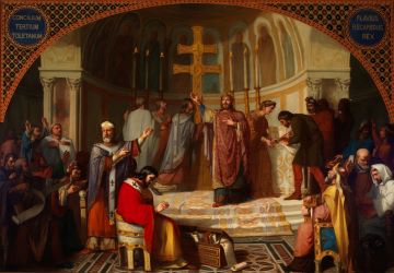 Mort a Toledo del rei visigode Recaredo I