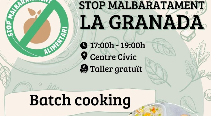 La Granada diu ‘Stop Malbaratament’ i es suma a la campanya de la Mancomunitat Penedès-Garraf