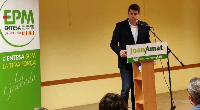 Joan Amat encapçala la llista de l’Entesa a la Granada