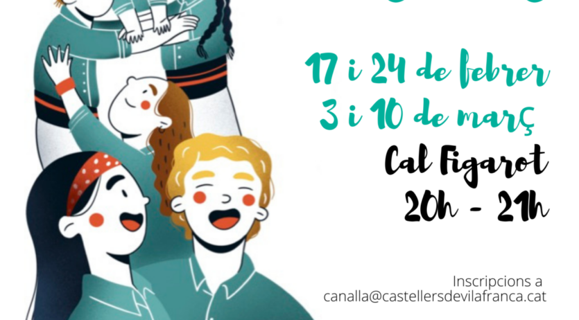 Els Castellers de Vilafranca engeguen motors amb l’escola de castells