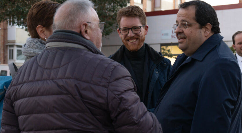 Pere Sàbat es reuneix amb Joan Ignasi Elena per parlar de la seguretat a Vilafranca